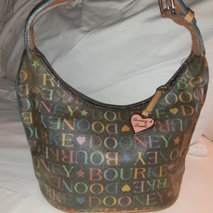 Dooney & Burke Rainbow Signature Bucket Bag
